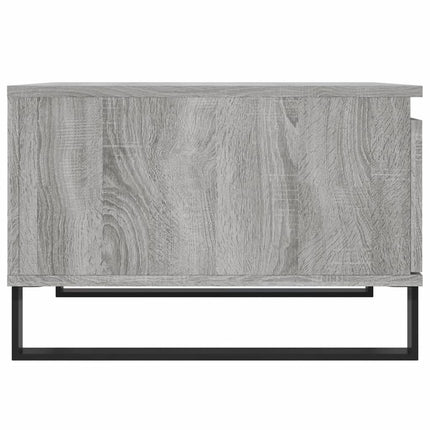 sofabord 55x55x36,5 cm konstrueret træ grå sonoma-eg