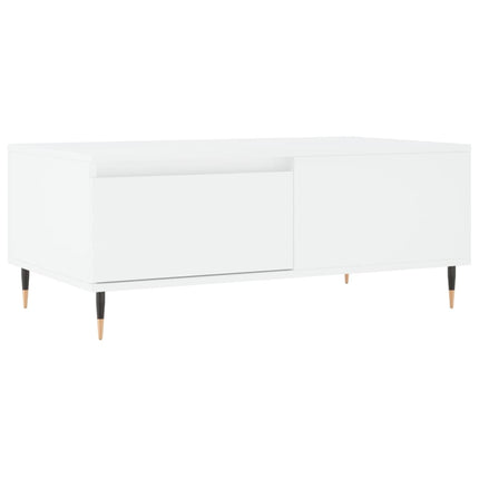 sofabord 90x50x36,5 cm konstrueret træ hvid