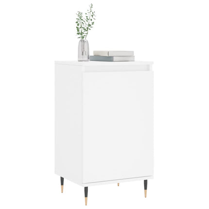 skænk 40x35x70 cm konstrueret træ hvid