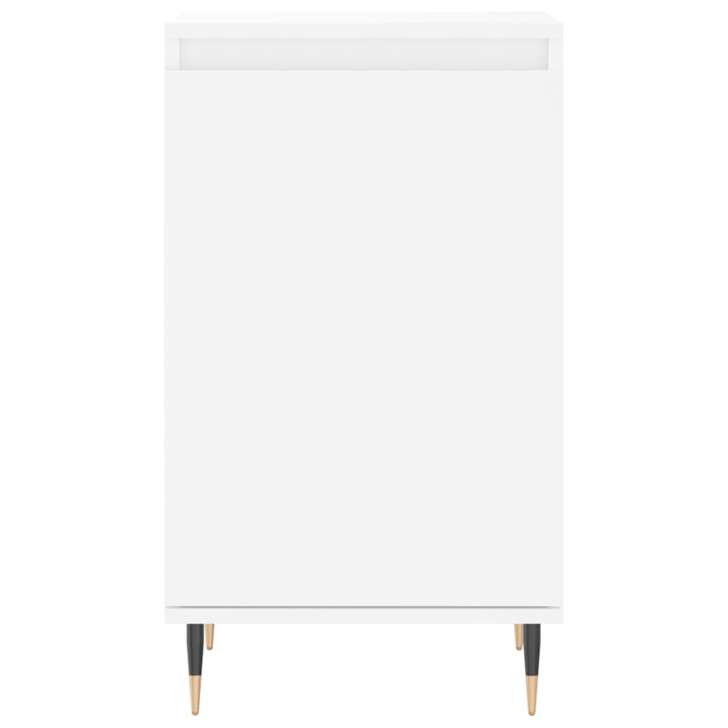 skænk 40x35x70 cm konstrueret træ hvid