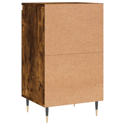 skænk 40x35x70 cm konstrueret træ røget egetræsfarve