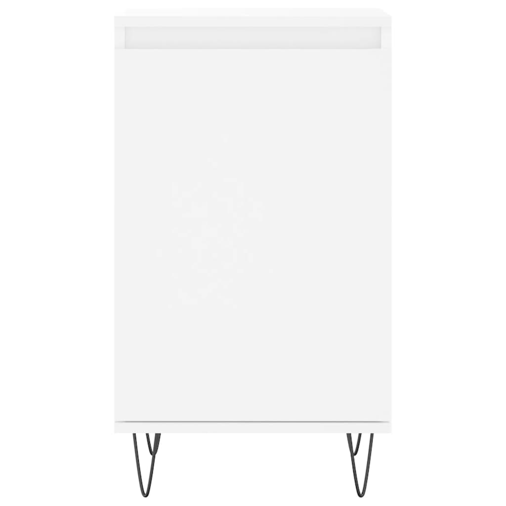 skænk 40x35x70 cm konstrueret træ hvid