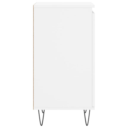 skænk 40x35x70 cm konstrueret træ hvid