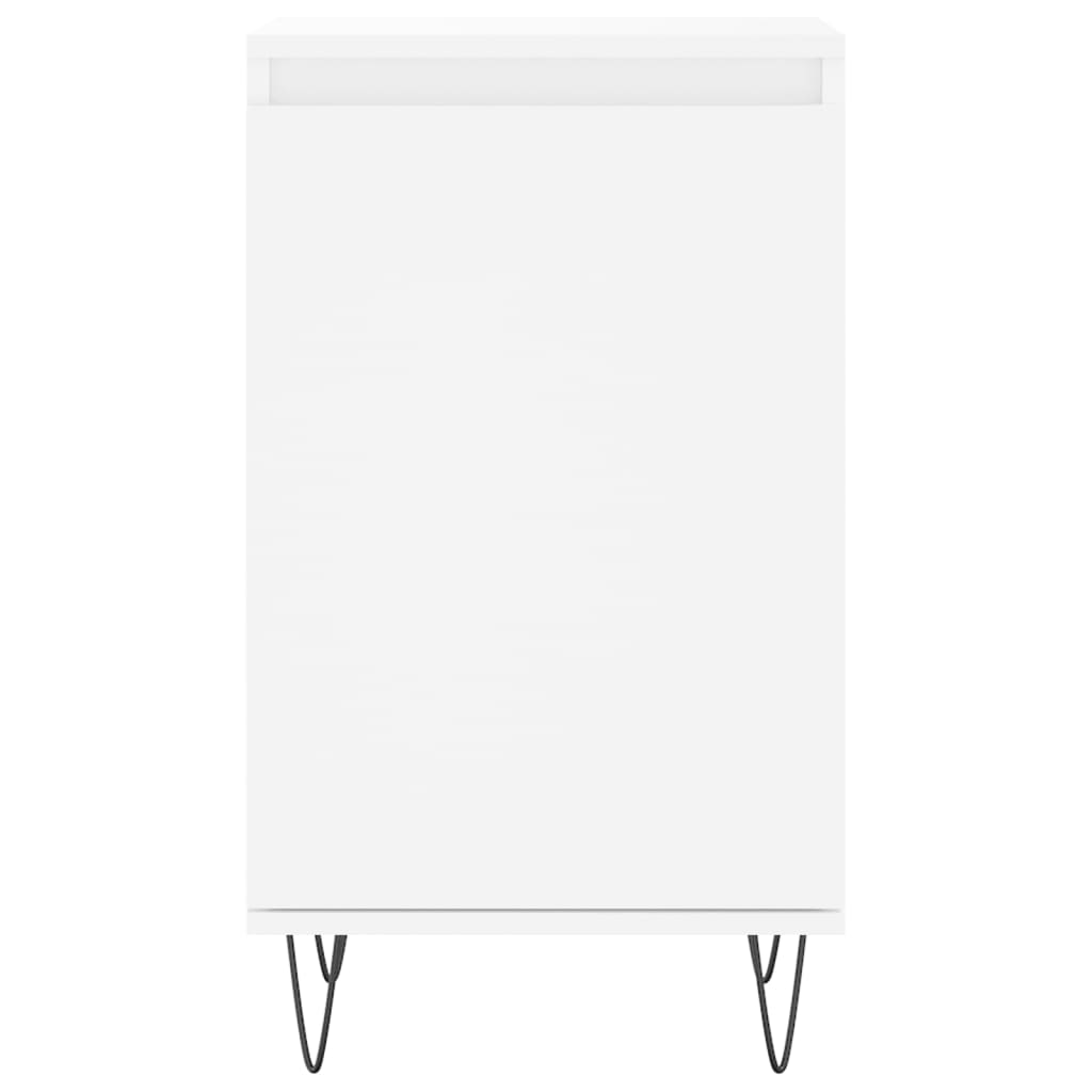 skænke 2 stk. 40x35x70 cm konstrueret træ hvid