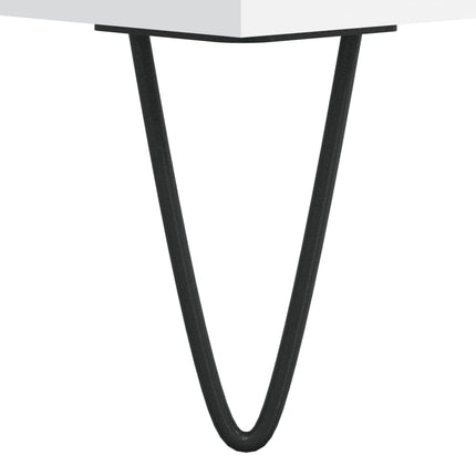 skænke 2 stk. 40x35x70 cm konstrueret træ hvid
