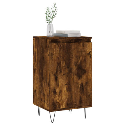 skænk 40x35x70 cm konstrueret træ røget egetræsfarve