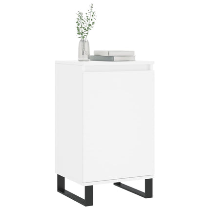 skænk 40x35x70 cm konstrueret træ hvid