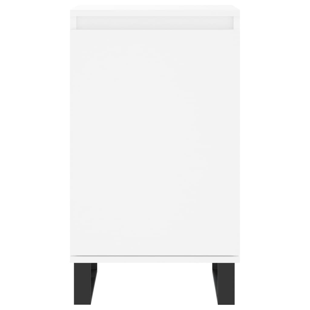 skænk 40x35x70 cm konstrueret træ hvid