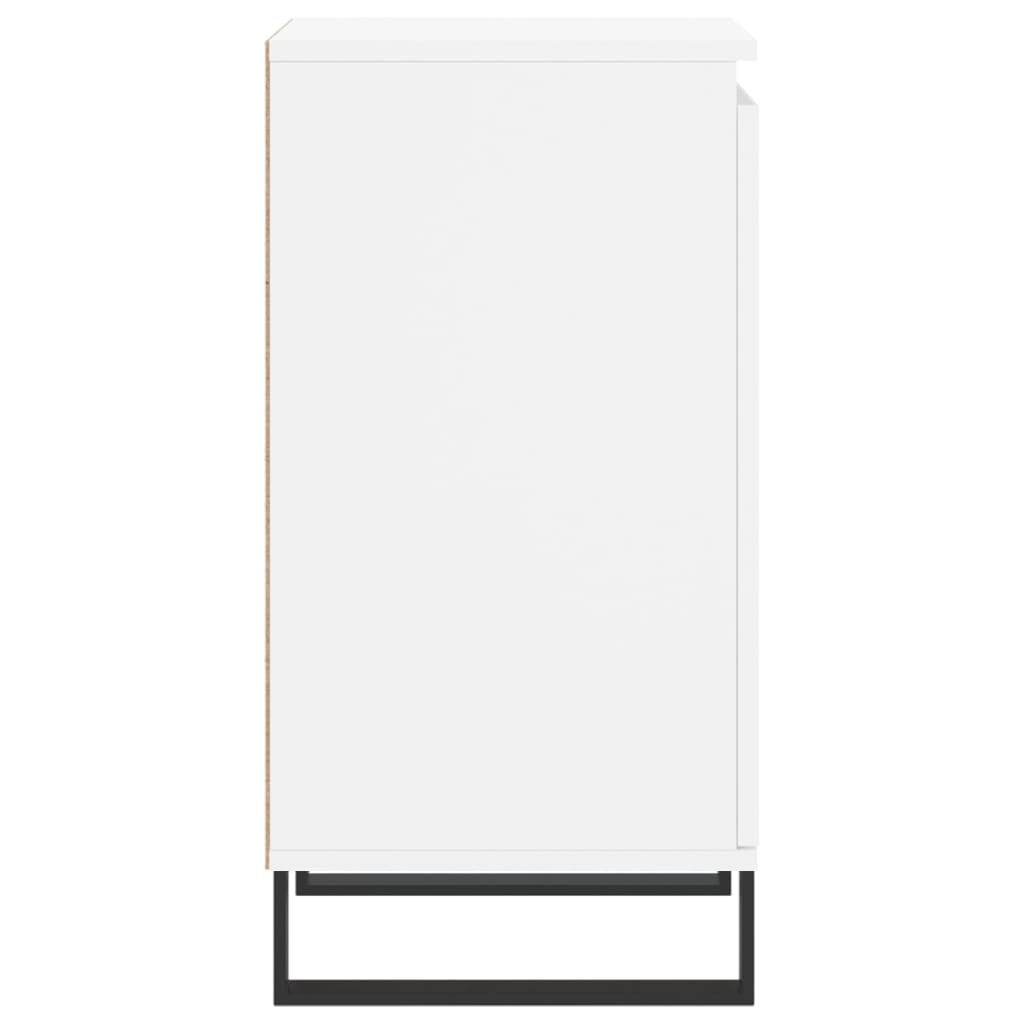 skænk 40x35x70 cm konstrueret træ hvid