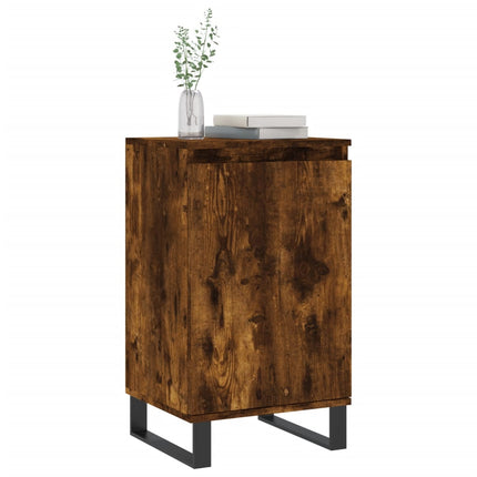 skænk 40x35x70 cm konstrueret træ røget egetræsfarve