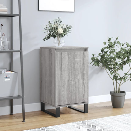 skænk 40x35x70 cm konstrueret træ grå sonoma-eg
