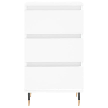 skænk 40x35x70 cm konstrueret træ hvid