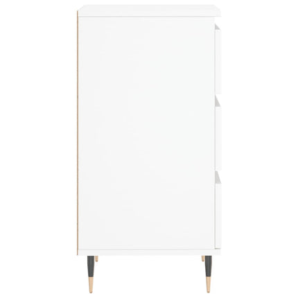 skænk 40x35x70 cm konstrueret træ hvid