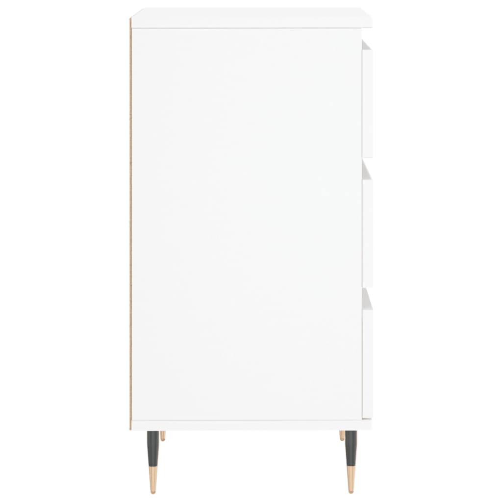 skænk 40x35x70 cm konstrueret træ hvid