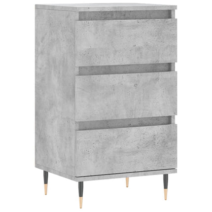 skænk 40x35x70 cm konstrueret træ betongrå