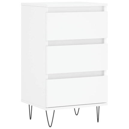 skænk 40x35x70 cm konstrueret træ hvid