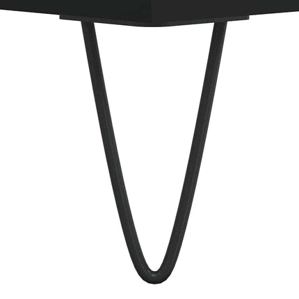 skænk 40x35x70 cm konstrueret træ sort