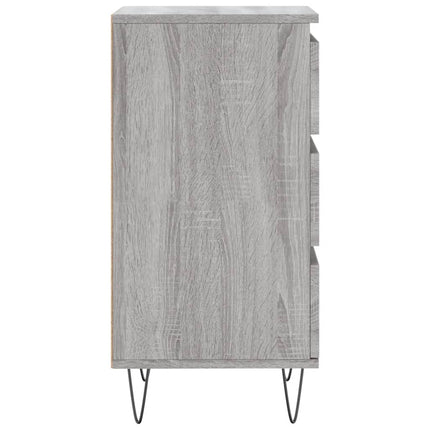 skænk 40x35x70 cm konstrueret træ grå sonoma-eg