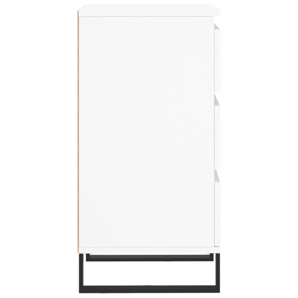 skænk 40x35x70 cm konstrueret træ hvid