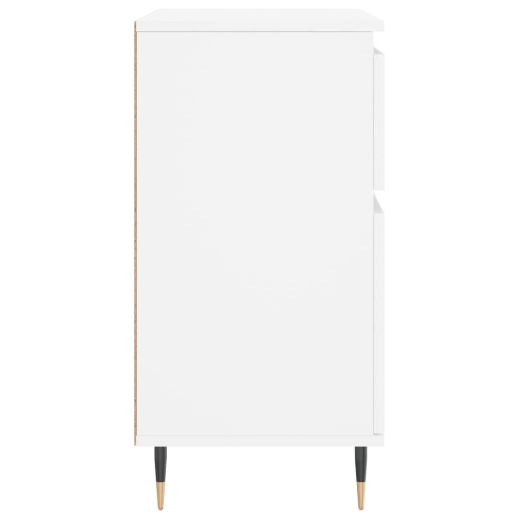 skænk 60x35x70 cm konstrueret træ hvid