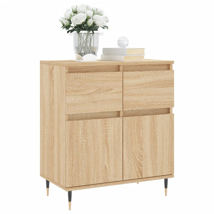 skænk 60x35x70 cm konstrueret træ sonoma-eg