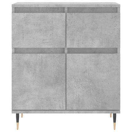 skænk 60x35x70 cm konstrueret træ betongrå