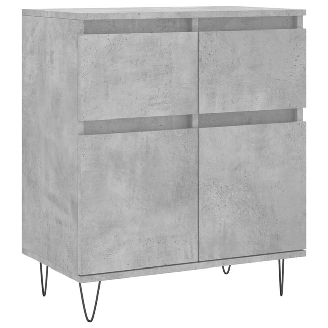 skænk 60x35x70 cm konstrueret træ betongrå