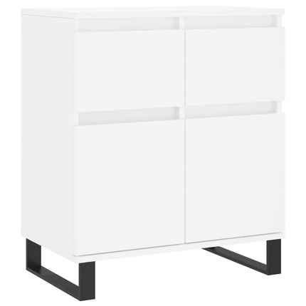 skænk 60x35x70 cm konstrueret træ hvid