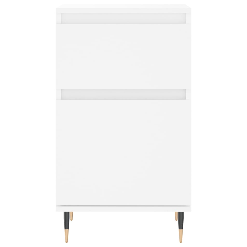 skænk 40x35x70 cm konstrueret træ hvid