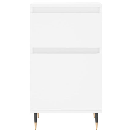 skænk 40x35x70 cm konstrueret træ hvid