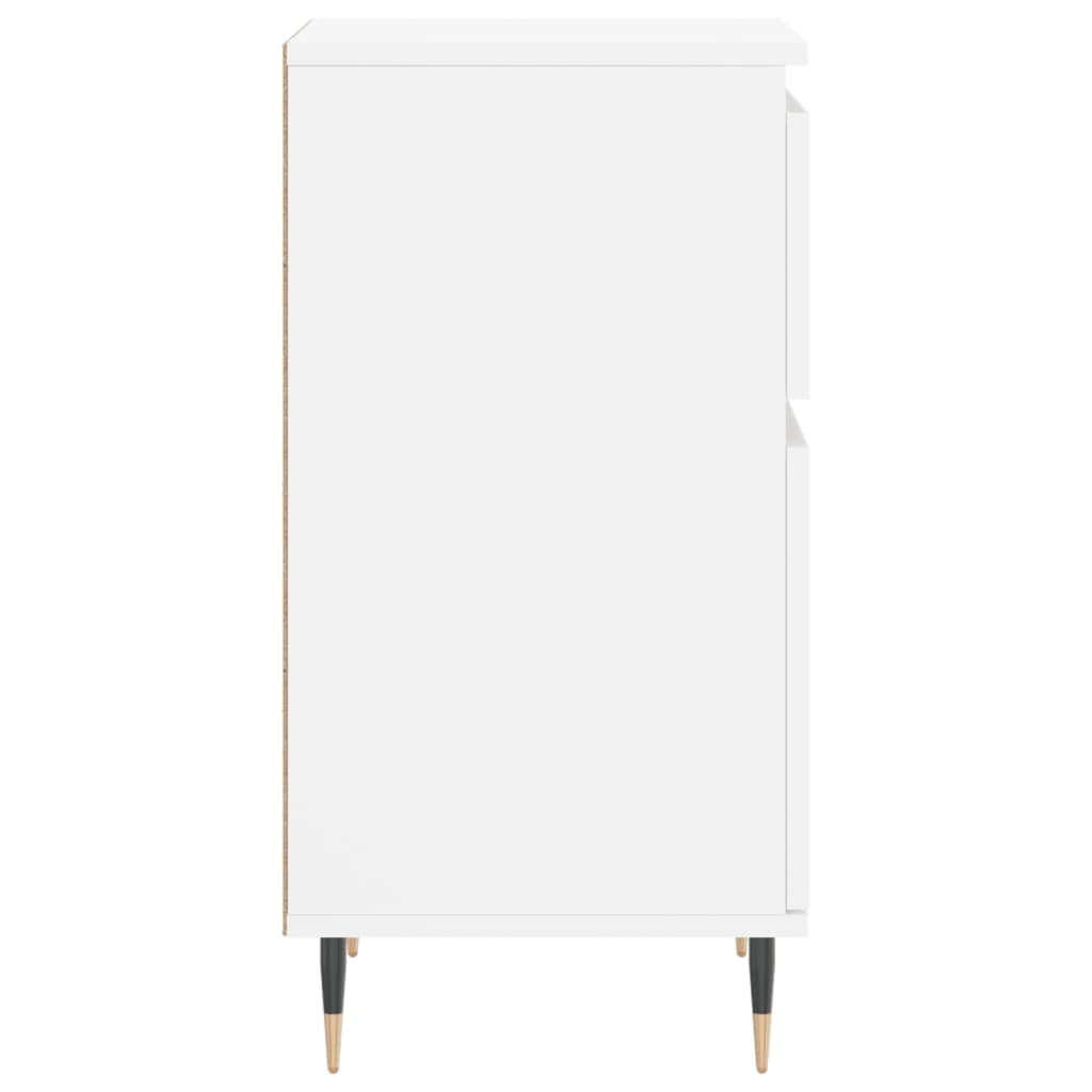 skænk 40x35x70 cm konstrueret træ hvid