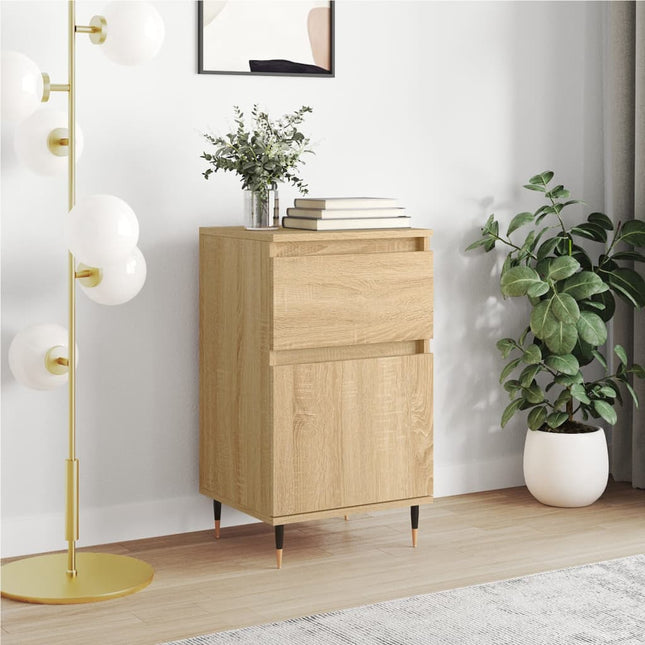 skænk 40x35x70 cm konstrueret træ sonoma-eg