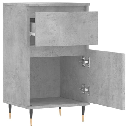 skænk 40x35x70 cm konstrueret træ betongrå