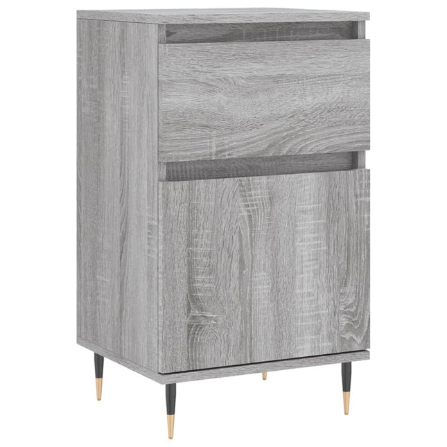 skænk 40x35x70 cm konstrueret træ grå sonoma-eg