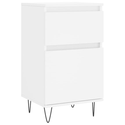 skænk 40x35x70 cm konstrueret træ hvid