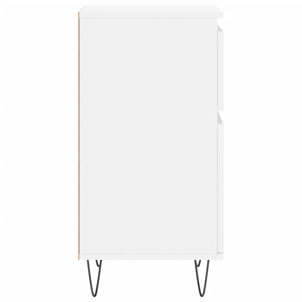 skænk 40x35x70 cm konstrueret træ hvid