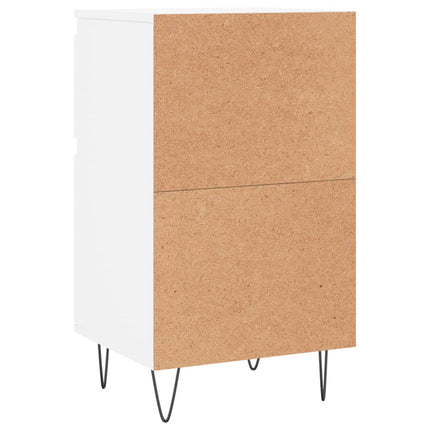 skænk 40x35x70 cm konstrueret træ hvid
