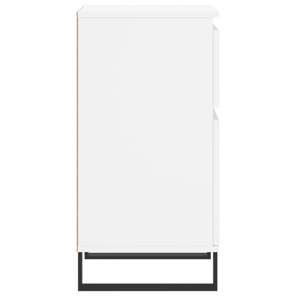 skænk 40x35x70 cm konstrueret træ hvid