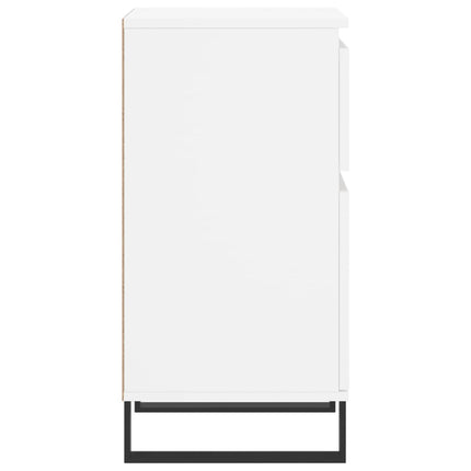 skænk 40x35x70 cm konstrueret træ hvid