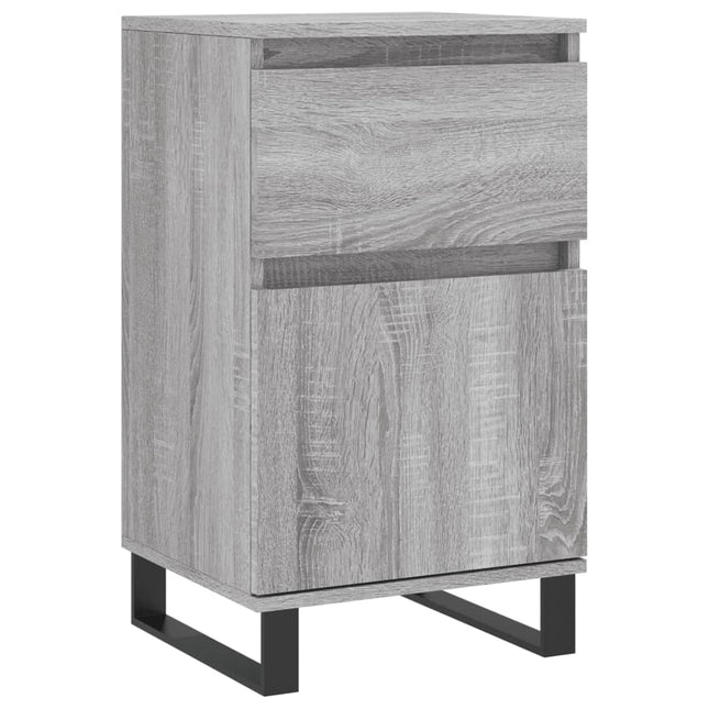 skænk 40x35x70 cm konstrueret træ grå sonoma-eg