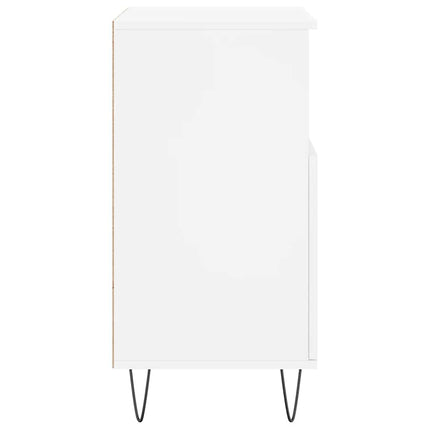 skænk 60x35x70 cm konstrueret træ hvid