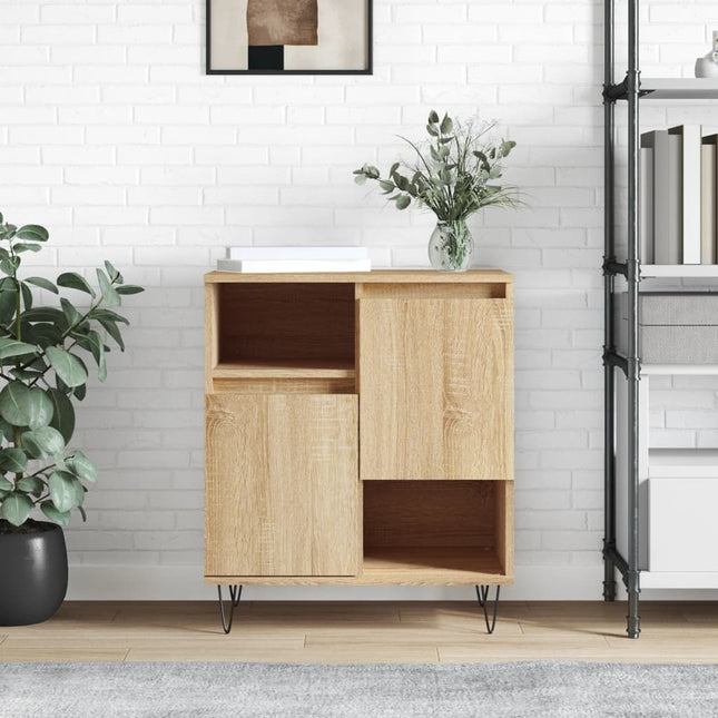 skænk 60x35x70 cm konstrueret træ sonoma-eg