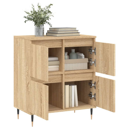 skænk 60x35x70 cm konstrueret træ sonoma-eg