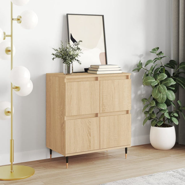 skænk 60x35x70 cm konstrueret træ sonoma-eg