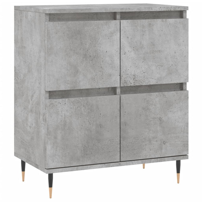 skænk 60x35x70 cm konstrueret træ betongrå