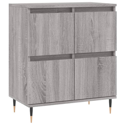 skænk 60x35x70 cm konstrueret træ grå sonoma-eg