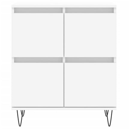 skænk 60x35x70 cm konstrueret træ hvid