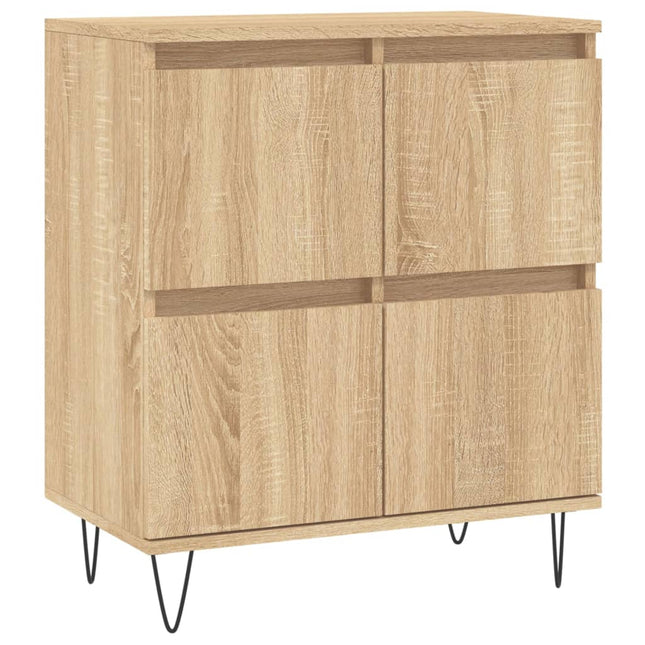 skænk 60x35x70 cm konstrueret træ sonoma-eg
