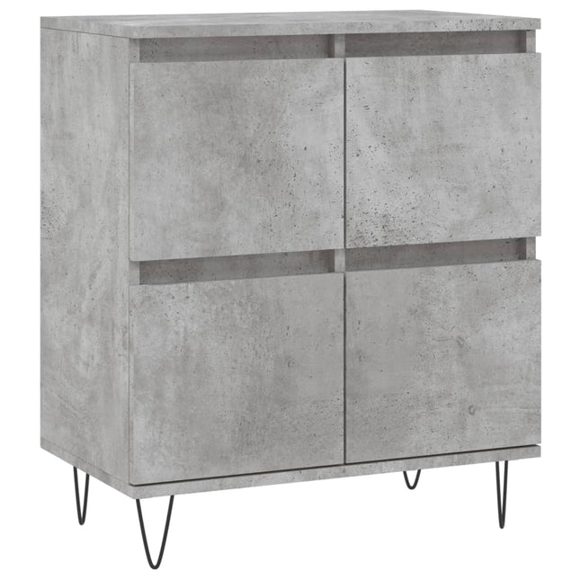 skænk 60x35x70 cm konstrueret træ betongrå