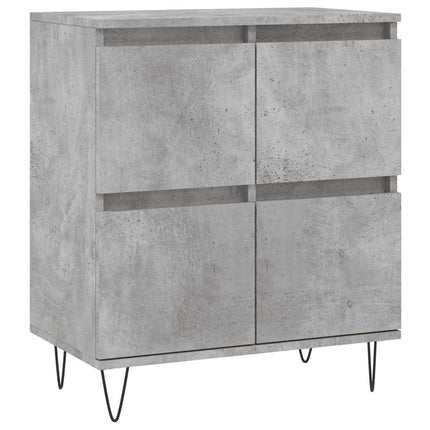 skænk 60x35x70 cm konstrueret træ betongrå